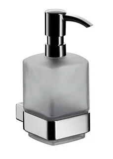 Flüssigseifenspender, Glas satiniert aktiv4YOU 3.0, verchr.