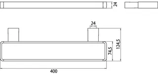 Emco Reling loft 00140 400 mm chr – Bild 3
