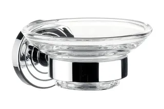 EC Seifenhalter polo 00100 Glasteil klar chr