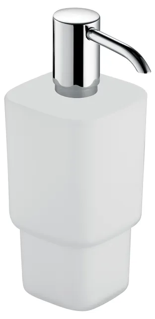 Keuco Lotionspender Elegance 11654 Tischmodell, Opalglas, mattiert, lose