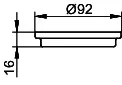 Keuco Echtkristall-Schale E400, 11555 mattiert, lose, f. 11555 – Bild 2
