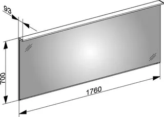 Keuco LS Edition Lignatur 13397 1760x700x60mm 1 Lichtfarbe – Bild 2
