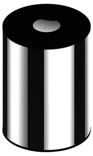 Abfalleimer, Deckel schwarzgrau design4YOU, verchromt