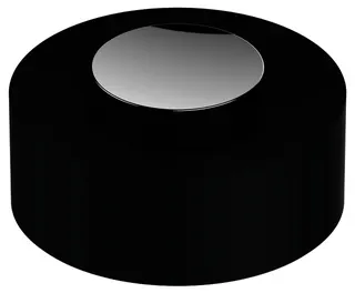 Kunststoff-Deckel, Griff chrom design4YOU, weiß