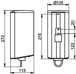 Keuco Dichtungsdeckel Plan 14954, zu 14954, für verchromt und Alum. – Bild 2