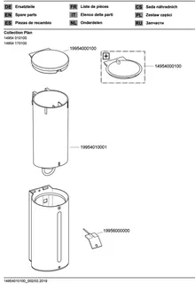 Keuco Dichtungsdeckel Plan 14954, zu 14954, für verchromt und Alum. – Bild 3