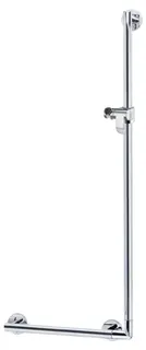 KE Winkelgriff Plan Care 34906, 90 Gr re/li, mit Brausehalter, silber-eloxiert