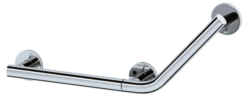 Keuco Winkelgriff Plan Care 34907, 135 Gr rechts, silber-eloxiert, 673/266 mm