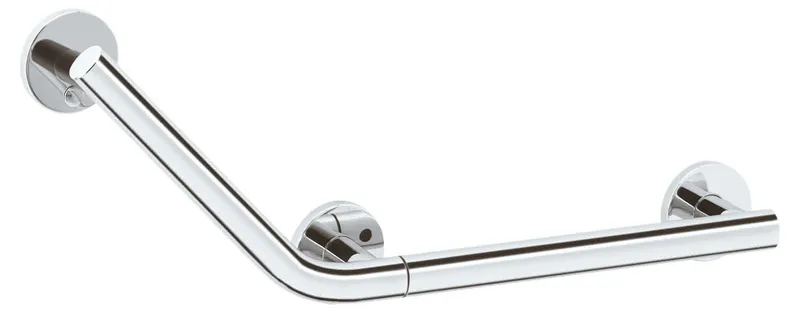 Keuco Winkelgriff Plan Care 34907, 135 Gr links, silber-eloxiert, 673/266 mm