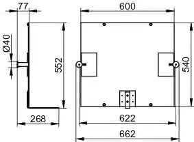 Keuco Kippspiegel Plan Care 34986, für Vorwandinstallation geeignet, verchromt – Bild 2