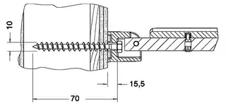 KE Bef.-Set 6 Plan Care 34992, 2x Sechskant-Holzschr. 10x70