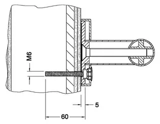 KE Bef.-Set 7 Plan Care 34993, 3x Zylinderschraube M6x60 V2A