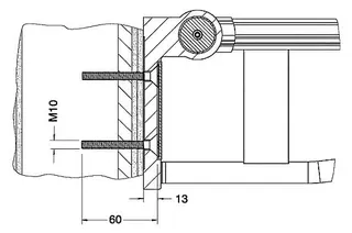 KE Bef.-Set 8 Plan Care 34994, 2x Senkschraube M10x60 V2A