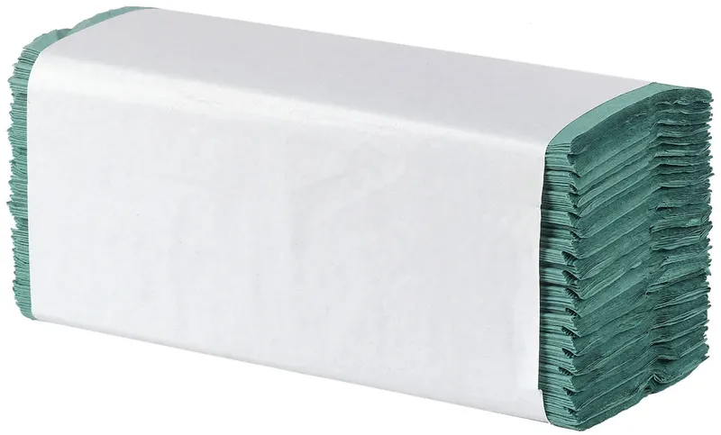 CWS Papier, Recycling, C-Falz, 1-lagig grün, 25x9 cm geschlossen, 3600 Blatt