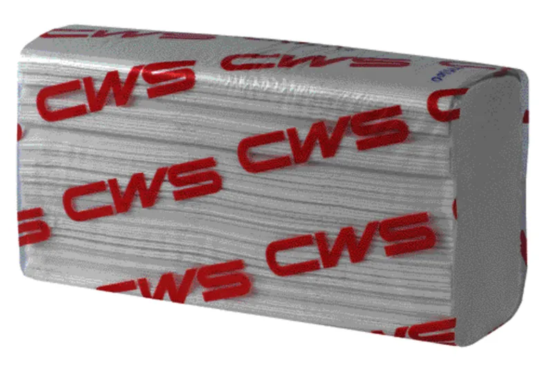 CWS Papier, Multifold, Z-Falz, 2-lagig weiß, 23,5x8 cm geschlossen, 3750 Blatt