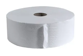 CWS Toilettenpapier Tissue, unperforiert 2 lagig, weiß, 6 Großrollen je 380 m