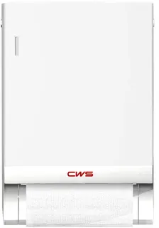 CWS Stoffhandtuchsp. Paradise Dry Slim Schloss, HxBxT 485x331,5x256,9 weiß
