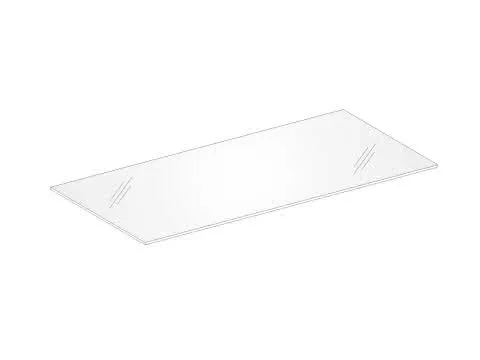 Keuco Glasablage Edition 300 30290, mit Halterung, 375 x 90 x 6 mm
