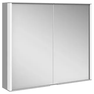 KE Spiegelschrank Royal Match 12802, silber-eloxiert, 800 x 700 x 160 mm