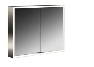 EC Lichtspiegelschrank prime 05062 Aufputz, 2trg. 800 mm alu.