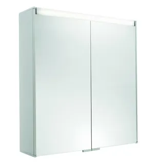 sanibel-Spiegelschrank SPS1 A17 mit LED- Beleuchtung 630x690x170mm Korpus Melamin