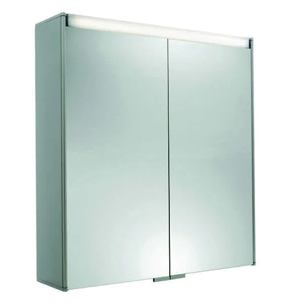sanibel-Spiegelschrank SPS1 A17 mit LED- Beleuchtung 800x690x170mm Korpus Melamin