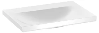 Keuco Mineralguss-Waschtisch Royal Reflex 34091 ohne Lochbohrung, weiß