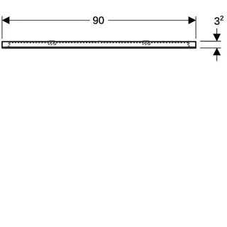 Geberit Option Lichtspiegel Beleuchtung oben, 90x65x3,5cm – Bild 5