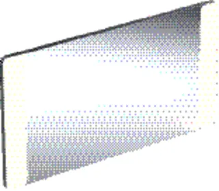 GE Option Lichtspiegel Beleuchtung beidseitig, 120x65x3,5cm