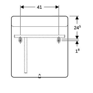 Geberit Option Lichtspiegel Beleuchtung oben, 60x65x3,5cm – Bild 5