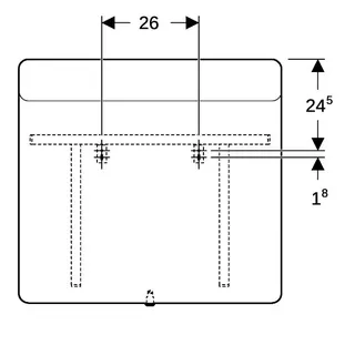 Geberit Option Lichtspiegel Beleuchtung oben, 70x65x3,5cm – Bild 4