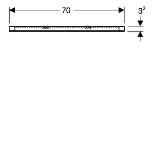 Geberit Option Lichtspiegel Beleuchtung oben, 70x65x3,5cm – Bild 5