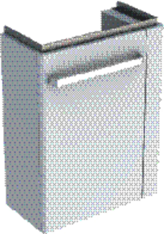 Geberit Renova Compact US 44,8cm für HWB 50cm mit HH rechts, 44,8x60,4x25,2cm, weiß