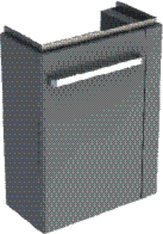 Geberit Renova Compact US 44,8cm für HWB 50cm mit HH rechts, 44,8x60,4x25,2cm, hellgrau