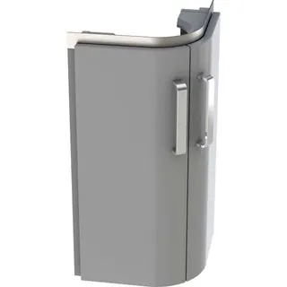 Geberit Renova Compact US 42,5cm für Eck-HWB 45cm, mit 2 Türen, 42,5x60,4x33cm, hgrau – Bild 2