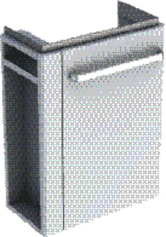 Geberit Renova Compact US 44,8cm für HWB 50cm mit HH links, 44,8x60,4x25,2cm, weiß