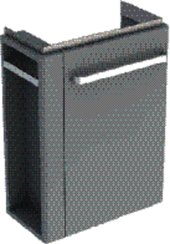 Geberit Renova Compact US 44,8cm für HWB 50cm mit HH links, 44,8x60,4x25,2cm, hellgrau