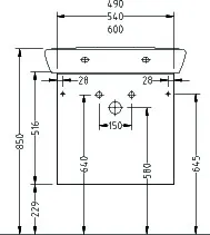 sanibel 4001 Waschtisch-Unterbau SB43378 A14 540mm breit mit Auszug Weiß-Glanz – Bild 2