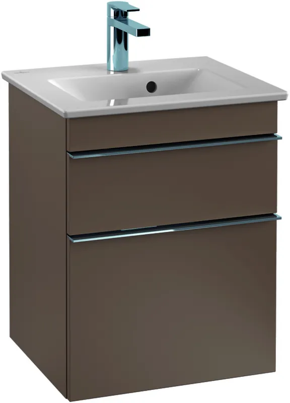 Villeroy & Boch WTUS Venticello 01 466x590x425mm 2 Ausz. Waschtisch m.tig Glossy White