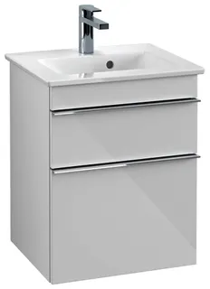 Villeroy & Boch WTUS Venticello 01 466x590x425mm 2 Ausz. Waschtisch m.tig Glossy White – Bild 2