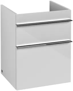 Villeroy & Boch WTUS Venticello 01 466x590x425mm 2 Ausz. Waschtisch m.tig Glossy White – Bild 3