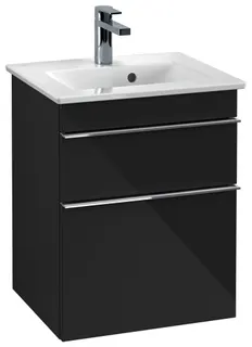 Villeroy & Boch WTUS Venticello 01 466x590x425mm 2 Ausz. Waschtisch m.tig Glossy Grey – Bild 2