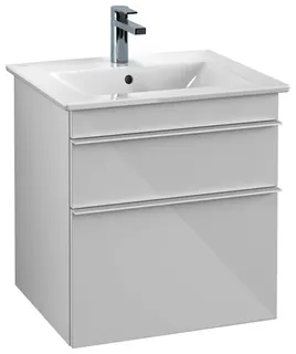 Villeroy & Boch WTUS Venticello 02 553x590x502mm 2 Ausz. Waschtisch m.tig Glossy White – Bild 2