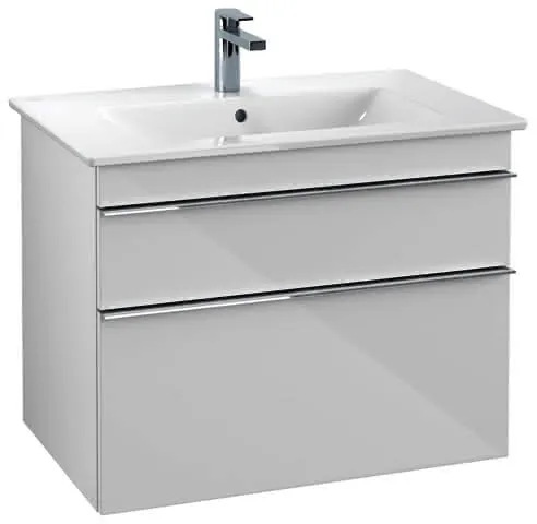Villeroy & Boch WTUS Venticello 01 753x590x502mm 2 Ausz. Waschtisch m.tig Glossy White