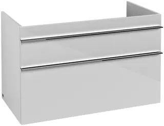 Villeroy & Boch WTUS Venticello A92601 953x590x502mm 2 Ausz. Waschtisch m.tig Glossy White – Bild 3