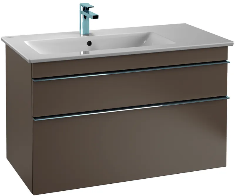 Villeroy & Boch WTUS Venticello A92701 953x590x502mm 2 Ausz. Waschtisch m.tig Glossy White