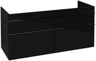 Villeroy & Boch WTUS Venticello 01 1253x590x502mm 4 Ausz. Waschtisch m.tig Glossy Grey – Bild 2