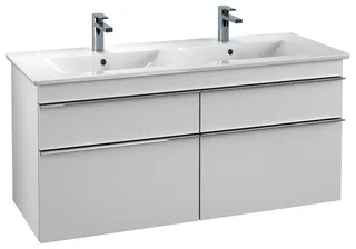 Villeroy & Boch WTUS Venticello 01 1253x590x502mm 4 Ausz. Waschtisch m.tig White Matt – Bild 2