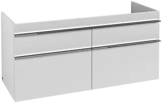 Villeroy & Boch WTUS Venticello 01 1253x590x502mm 4 Ausz. Waschtisch m.tig White Matt – Bild 3