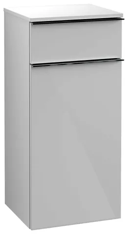 Villeroy & Boch Seitenschrank Venticello 11 404x866x 372mm 1trg. 1 Schubl. A:re Glossy White